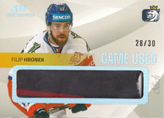 Hronek Filip 2020 MK Reprezentace Game Used Stick #6