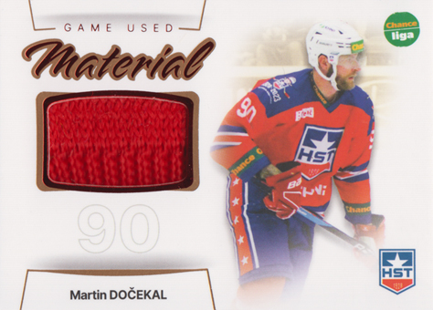 Dočekal Martin 23-24 GOAL Cards Chance liga Game Used Material #GUM-07
