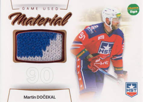 Dočekal Martin 23-24 GOAL Cards Chance liga Game Used Material #GUM-07