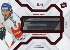 Sedlák Lukáš 2022 MK Reprezentace Game Used Memorabilia Red #GUM-12