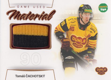 Čachotský Tomáš 23-24 GOAL Cards Chance liga Game Used Material #GUM-13