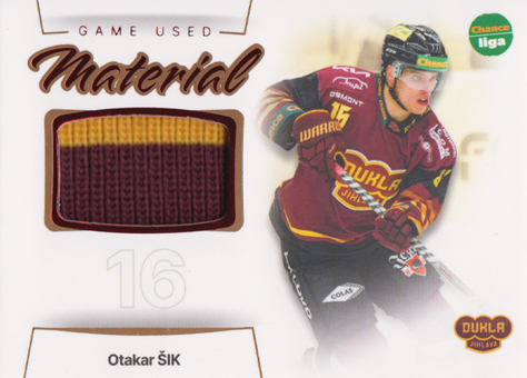 Šik Otakar 23-24 GOAL Cards Chance liga Game Used Material #GUM-14