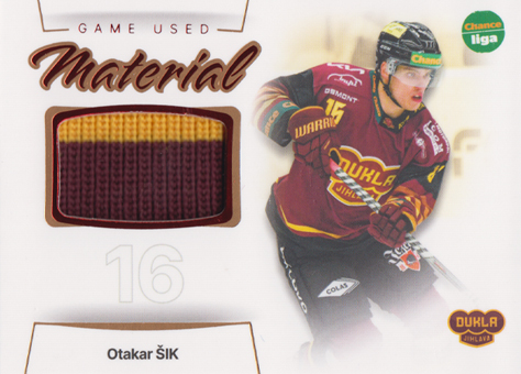 Šik Otakar 23-24 GOAL Cards Chance liga Game Used Material #GUM-14