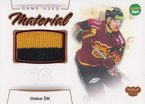 Šik Otakar 23-24 GOAL Cards Chance liga Game Used Material #GUM-14