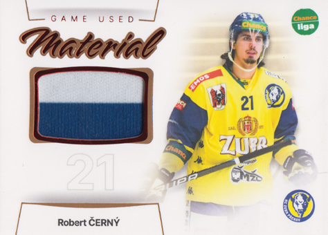 Černý Robert 23-24 GOAL Cards Chance liga Game Used Material #GUM-17