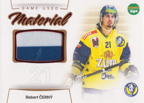 Černý Robert 23-24 GOAL Cards Chance liga Game Used Material #GUM-17