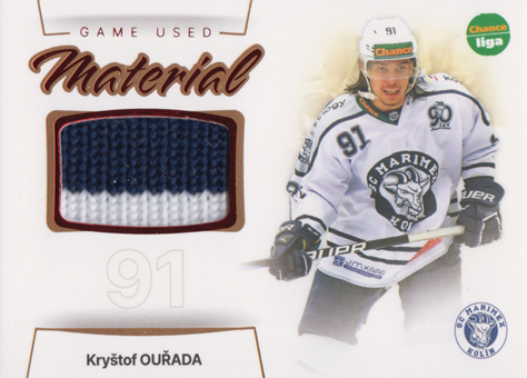 Ouřada Kryštof 23-24 GOAL Cards Chance liga Game Used Material #GUM-22