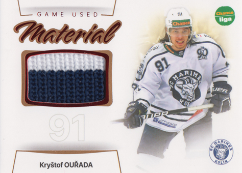Ouřada Kryštof 23-24 GOAL Cards Chance liga Game Used Material #GUM-22