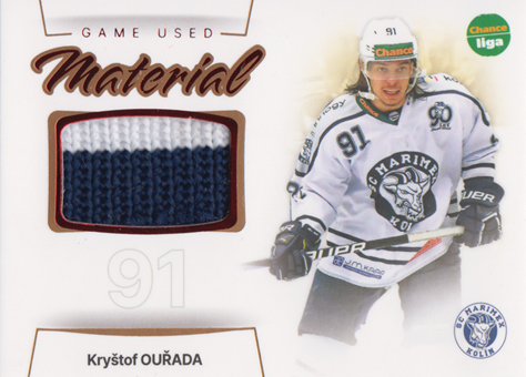 Ouřada Kryštof 23-24 GOAL Cards Chance liga Game Used Material #GUM-22