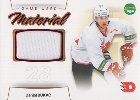 Bukač Daniel 23-24 GOAL Cards Chance liga Game Used Material #GUM-24