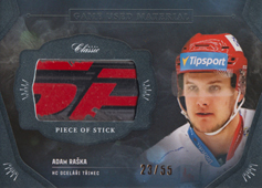 Raška Adam 20-21 OFS Classic Game Used Material #GUM-ARA