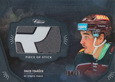 Tomášek David 20-21 OFS Classic Game Used Material #GUM-DTO