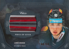 Rousek Lukáš 20-21 OFS Classic Game Used Material #GUM-LRO