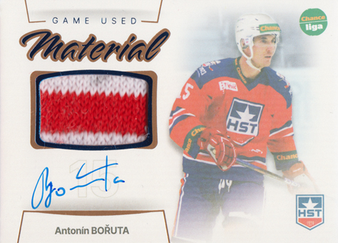 Bořuta Antonín 23-24 GOAL Cards Chance liga Game Used Material Auto #GUM-06