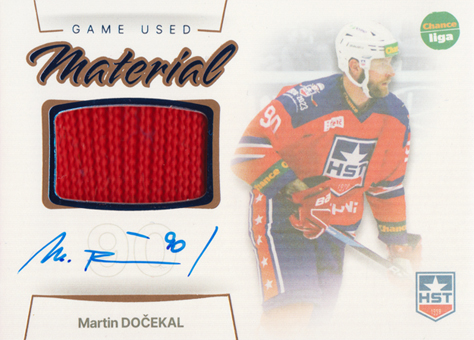 Dočekal Martin 23-24 GOAL Cards Chance liga Game Used Material Auto #GUM-07
