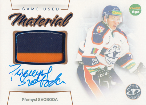 Svoboda Přemysl 23-24 GOAL Cards Chance liga Game Used Material Auto #GUM-12