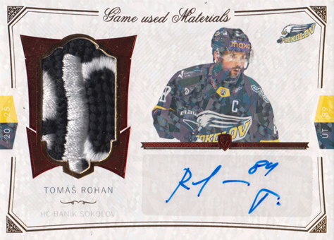 Rohan Tomáš 24-25 GOAL Cards Maxa liga Game Used Material Red #S-32