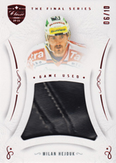 Hejduk Milan 2021 OFS The Final Series Game Used Memorabilia Red #MEM-MH