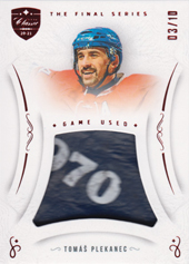 Plekanec Tomáš 2021 OFS The Final Series Game Used Memorabilia Red #MEM-TE