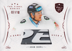 Zbořil Adam 2021 OFS The Final Series Game Used Stick Red #STI-ZBA
