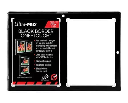 Magnetický holder UltraPro One-Touch Black Border 35pt na 2 karty