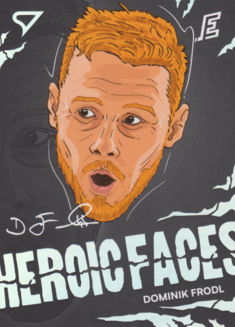 Frodl Dominik 24-25 Tipsport Extraliga Heroic Faces #HF-8