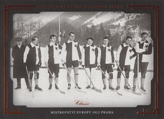 ME 1912 Praha 2020 OFS Czech Hockey Hall of Fame History of Czech National Teams Copper #HCNT-03