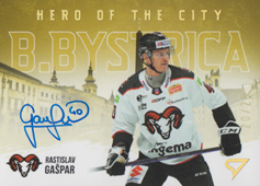 Gašpar Rastislav 22-23 Tipos Extraliga Hero of the City Auto #HCS-RG