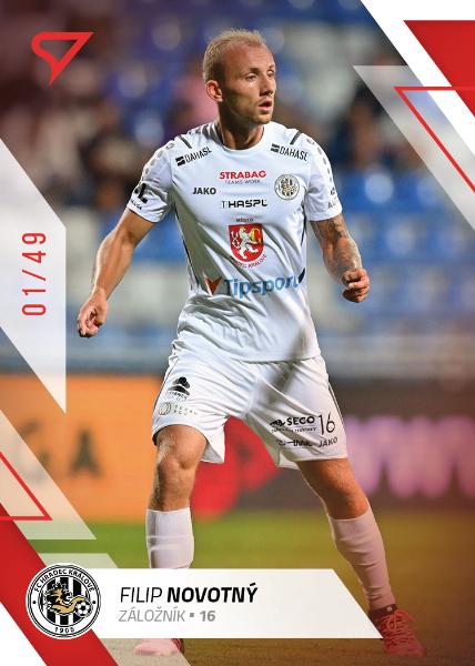 Novotný Michal 22-23 Fortuna Liga Red #73