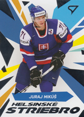 Mikúš Juraj 2023 Hokejové Slovensko Helsinské striebro #HS-21