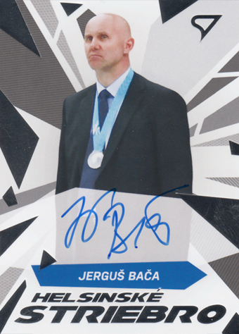 Bača Jerguš 2023 Hokejové Slovensko Helsinské striebro Auto #HSS-JB