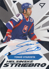 Starosta Tomáš 2023 Hokejové Slovensko Helsinské striebro Auto #HSS-TS