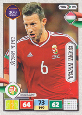 Elek Ákos 2018 Panini Adrenalyn XL Road to WC Team Mate #HUN-08
