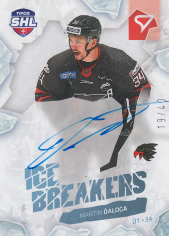 Ďaloga Martin 23-24 Tipos Extraliga SHL Ice Breakers Auto #IBS-MD
