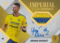 Simerský Dominik 22-23 Fortuna Liga Imperial Scripted Memorabilia #IM-DS