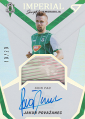 Považanec Jakub 21-22 Fortuna Liga Imperial Scripted Memorabilia #IM-JP