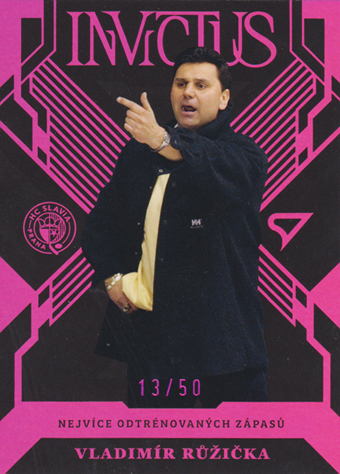 Růžička Vladimír 24-25 Tipsport Extraliga Invictus Pink #IN-5