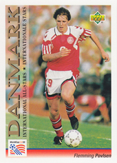 Povlsen Flemming 1993 UD World Cup 94 Preview International Stars EN/DE #122