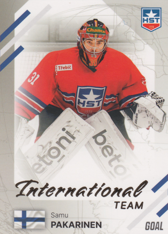 Pakarinen Samu 23-24 GOAL Cards Chance liga International Team #IN-12