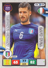 Candreva Antonio 2018 Panini Adrenalyn XL Road to WC Team Mate #ITA-09