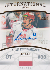 Łyszczarczyk Alan 22-23 GOAL Cards Chance liga International Team Autograph #IT-10