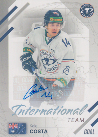 Costa Kale 23-24 GOAL Cards Chance liga International Team Auto #IN-19