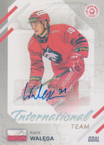 Wałęga Kamil 23-24 GOAL Cards Chance liga International Team Auto #IN-25