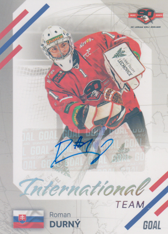 Durný Roman 23-24 GOAL Cards Chance liga International Team Auto #IN-28