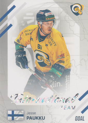 Paukku Jesse 23-24 GOAL Cards Chance liga International Team Silver #IN-4