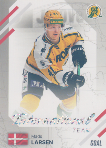 Larsen Mads 23-24 GOAL Cards Chance liga International Team Silver #IN-9