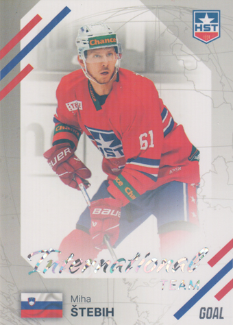Štebih Miha 23-24 GOAL Cards Chance liga International Team Silver #IN-11
