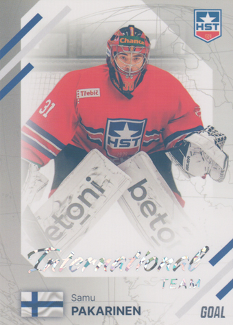 Pakarinen Samu 23-24 GOAL Cards Chance liga International Team Silver #IN-12