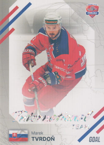 Tvrdoň Marek 23-24 GOAL Cards Chance liga International Team Silver #IN-14
