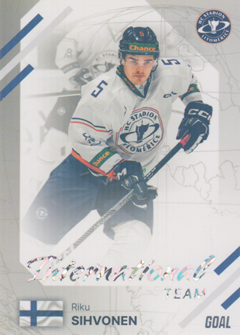 Sihvonen Riku 23-24 GOAL Cards Chance liga International Team Silver #IN-17